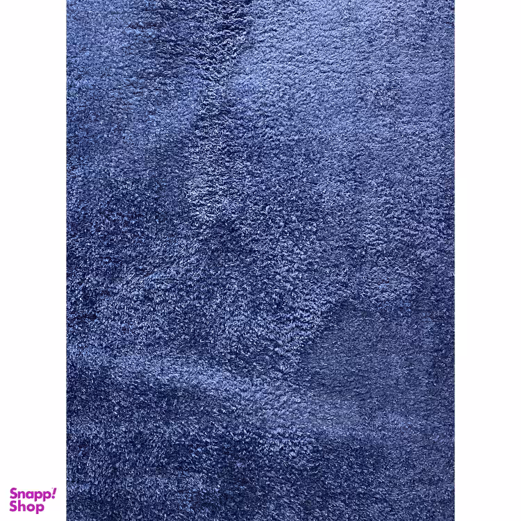 قالیچه شگی رنگ سرمه‌ ای