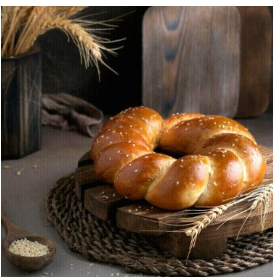 سینی چوبی پذیرایی گرد قطر صفحه 26cm ارتفاع 4cm