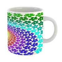 ماگ افراتوس طرح شکوفه گل کد mug111