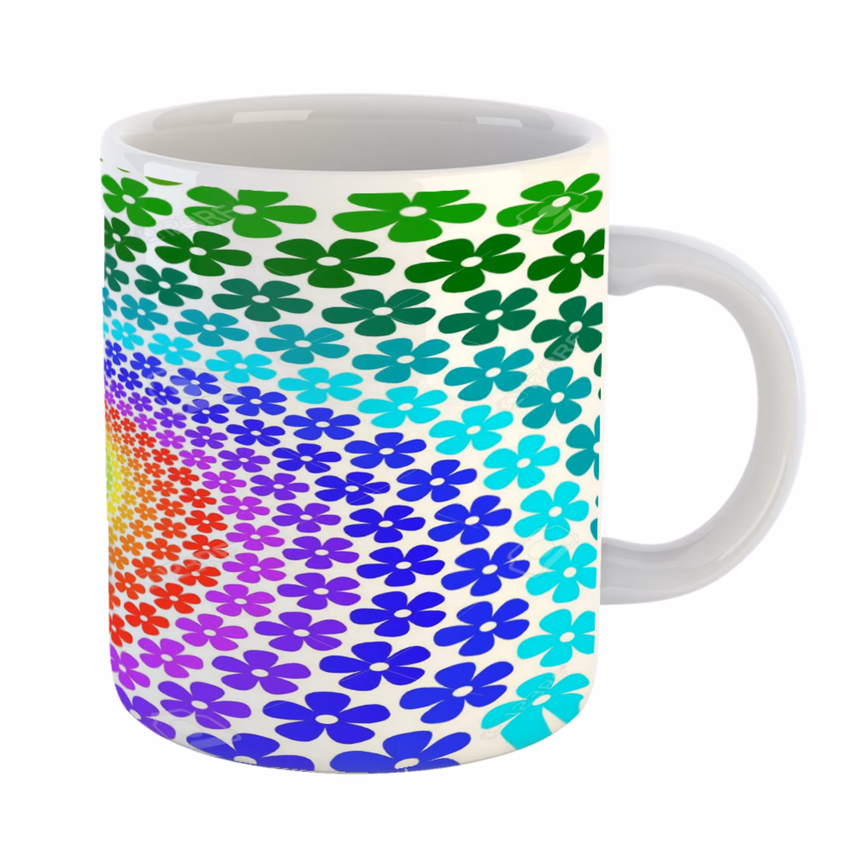 ماگ افراتوس طرح شکوفه گل کد mug111