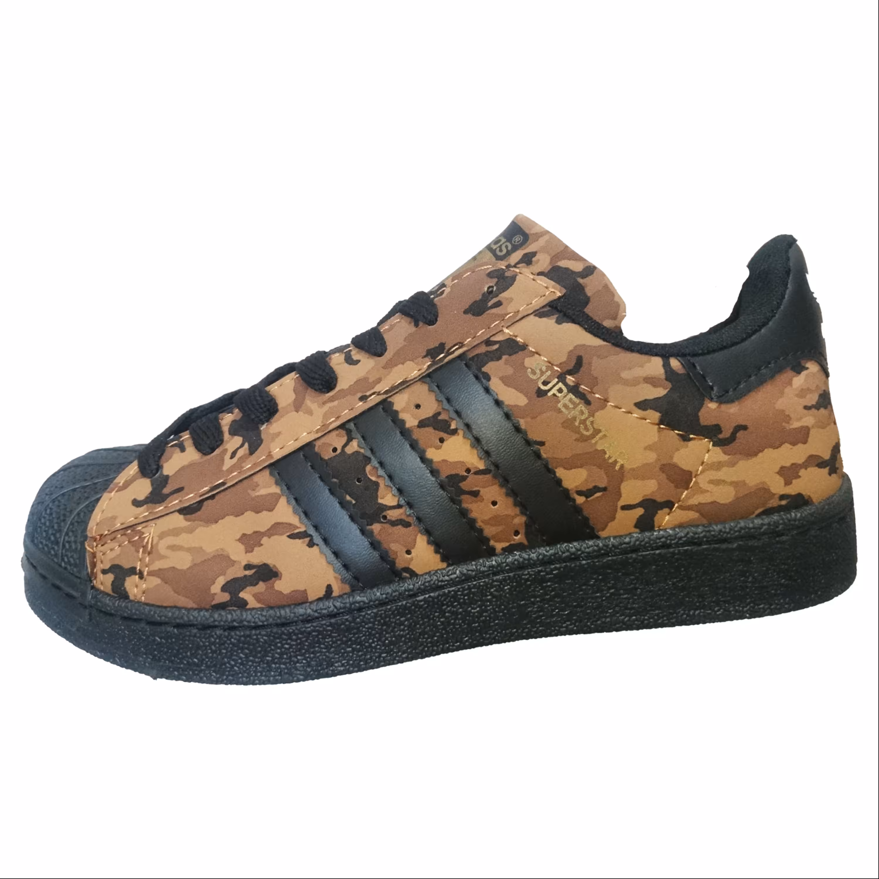 کفش کتانی دخترانه زنانه ادیداس SUPER STAR ارتشی سایز 37 و 38