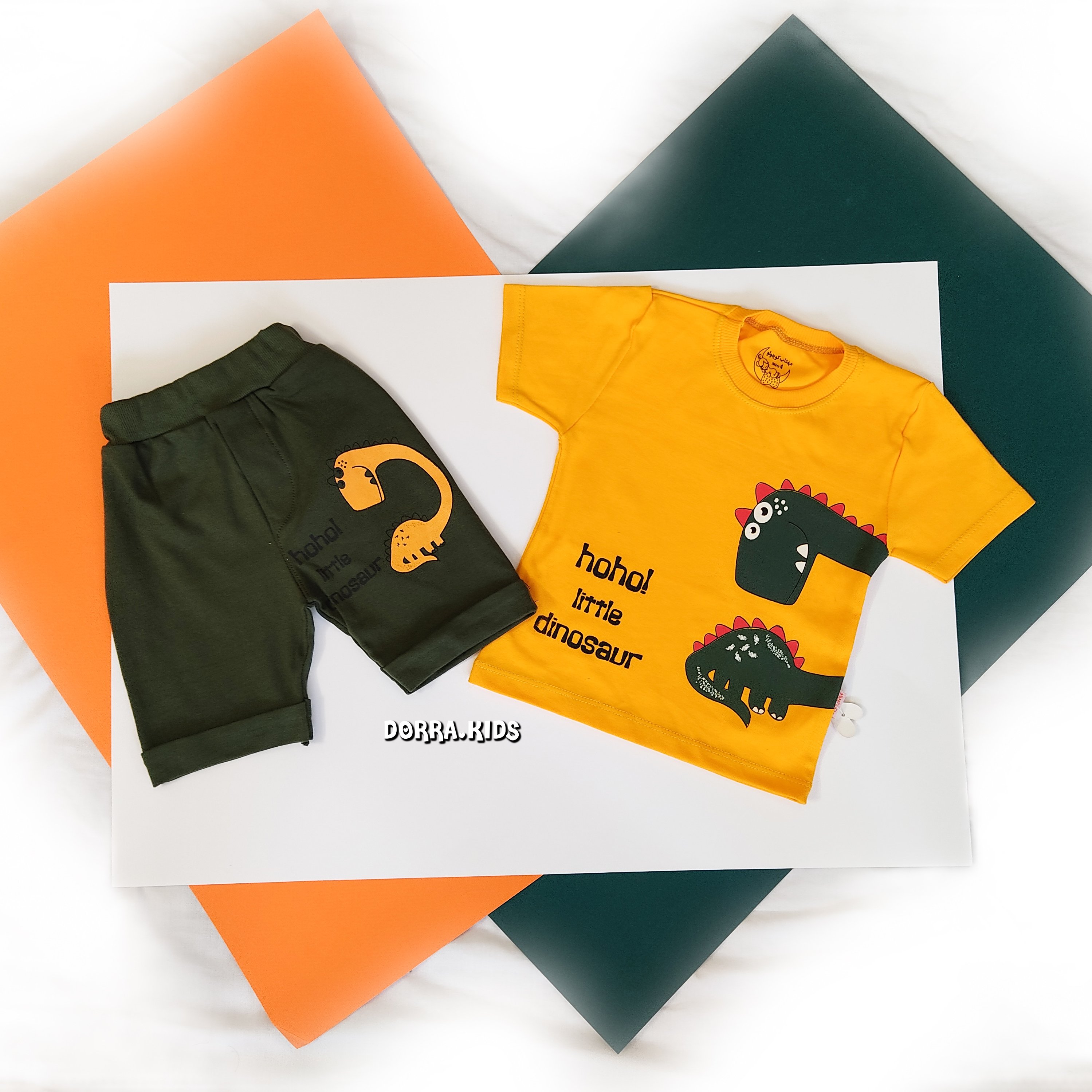 تیشرت و شلوارک دایناسوری