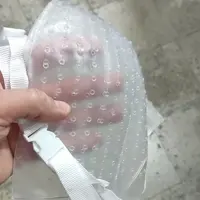 کلاه مش ژله ای سفید و دائمی رنگ مو روبن