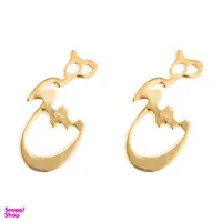 گوشواره طلا 18 عیار زنانه شمیم گلد گالری مدل 0962