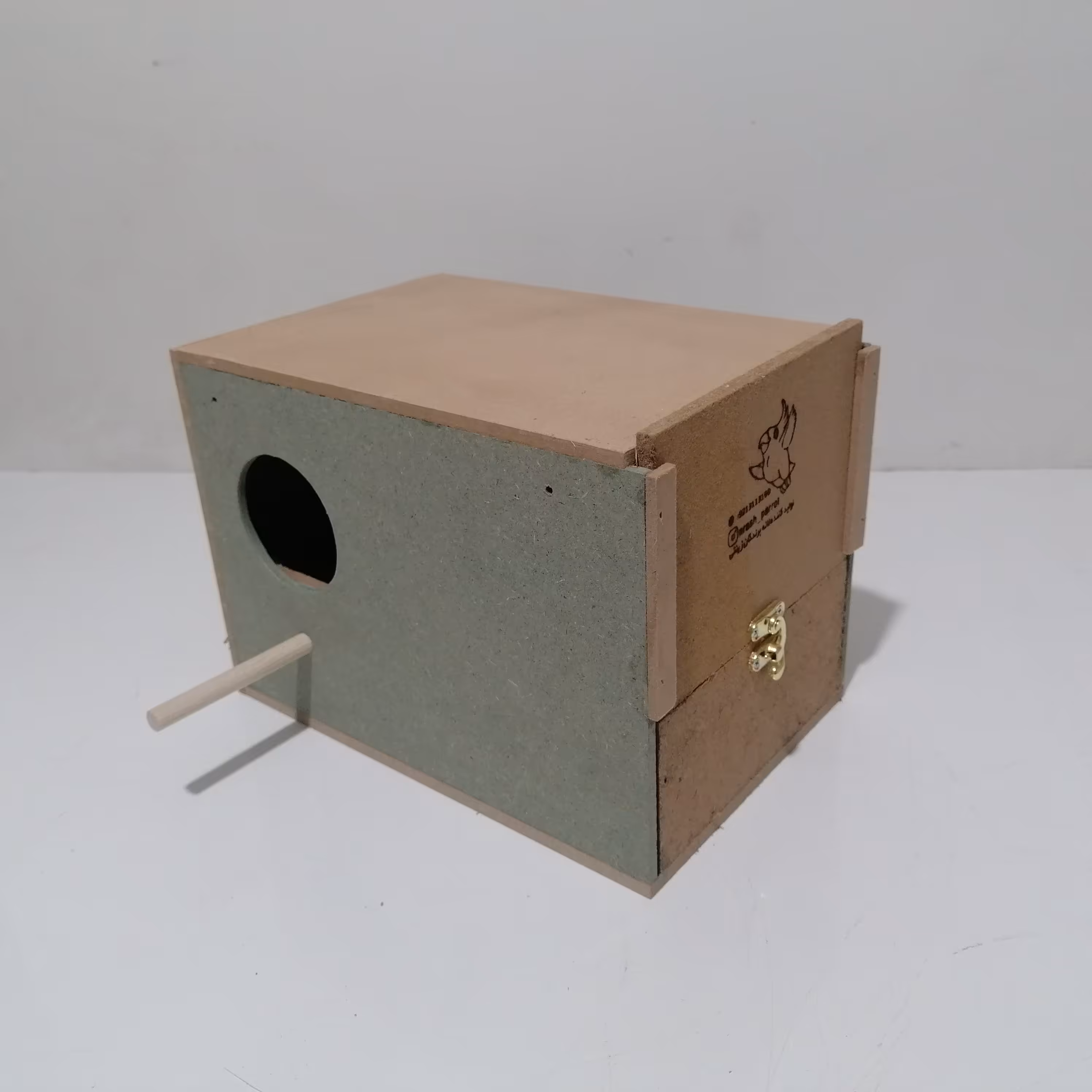 لانه پرنده طوطی برزیلی و مرغ عشق  جنس mdf