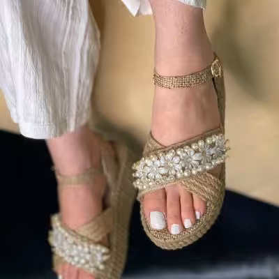 صندل کنفی زنانه 3