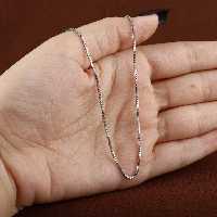زنجیر نقره عیار 925 طول 50 سانتی اصل