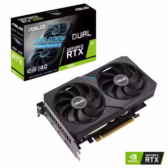 مشخصات، قیمت و خرید کارت گرافیک ایسوس مدل ASUS DUAL Gaming GeForce RTX 3060 12GB GDDR6
