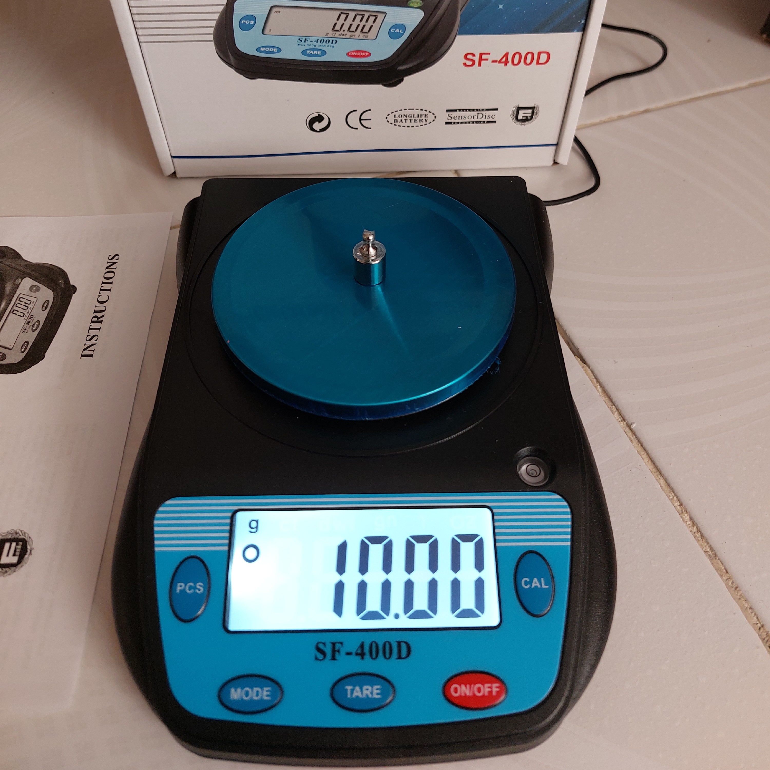 ترازو طلا فروشی SF400D پانصد گرمی (پس کرایه)
