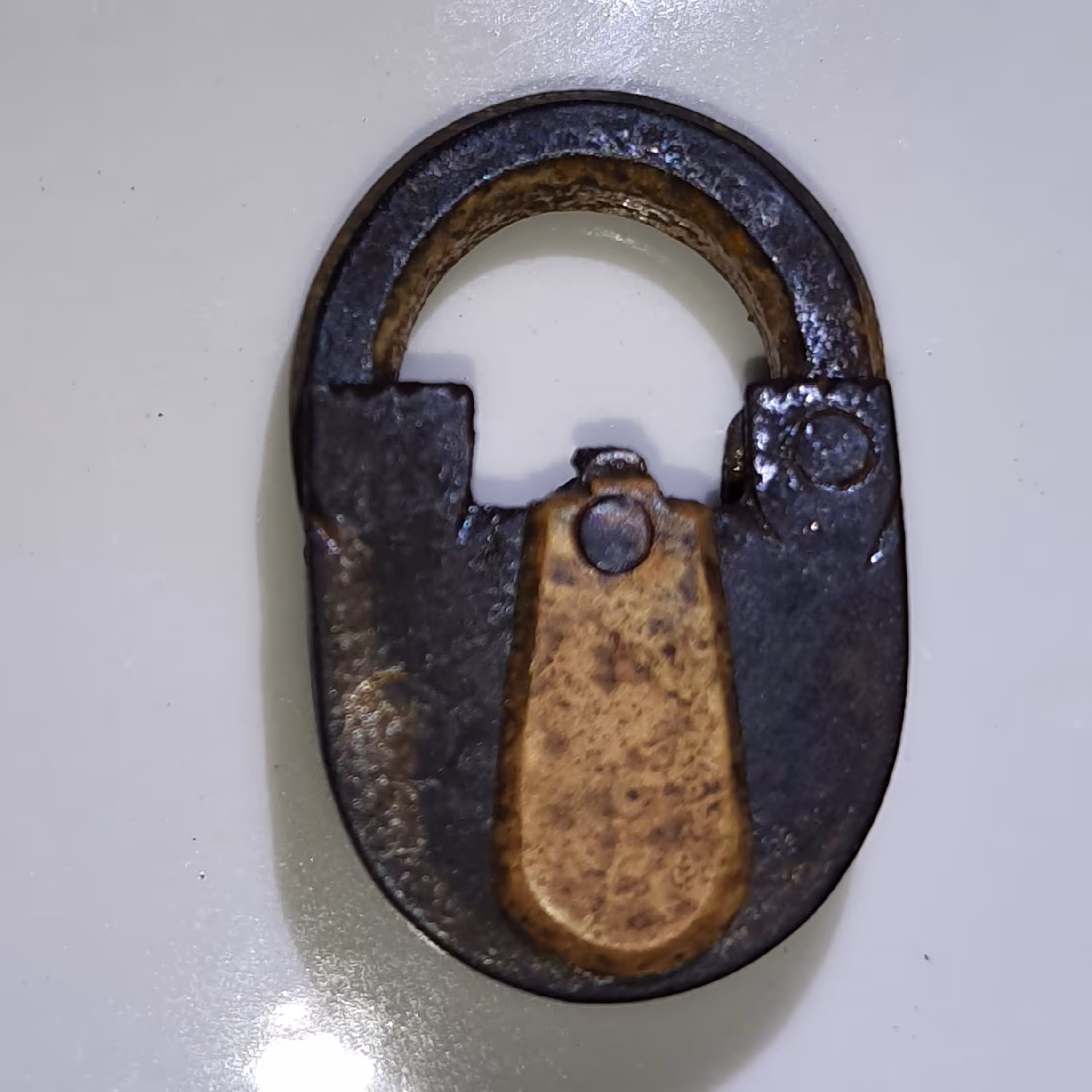 قفل فلزی کلکسیونی طرح ایتالیایی قدیم