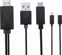 کابل 2 متری MICRO USB به K-NET HDMI MHL