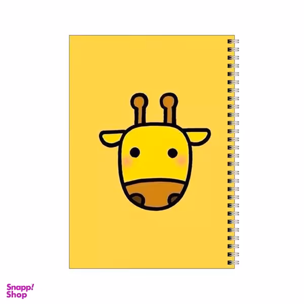 دفتر مشق 80 برگ بامبیلیپ طرح سر زرافه کد 0299930