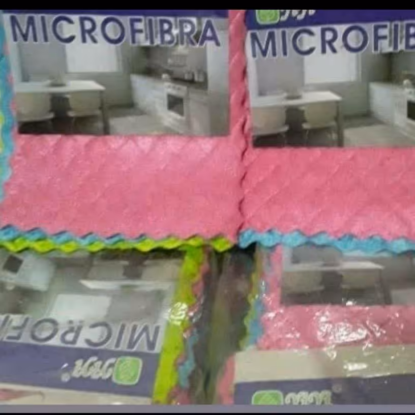 دستمال میکرو فایبربا چربی زدا یی قوی سه عددی 