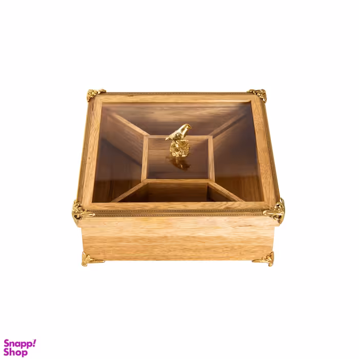 جعبه پذیرایی گلدکیش طرح گلدن برد مدل GK829653