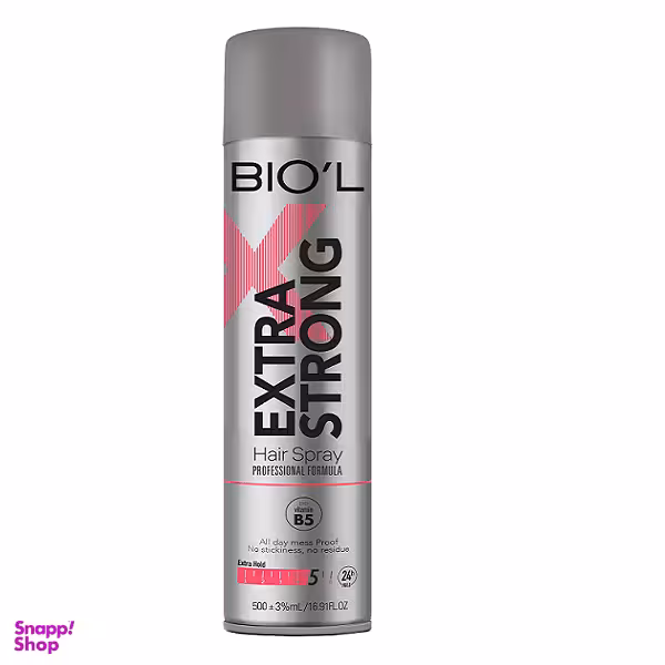 اسپری مو قوی بیول مدل Extra Strong حجم 500 میلی لیتر