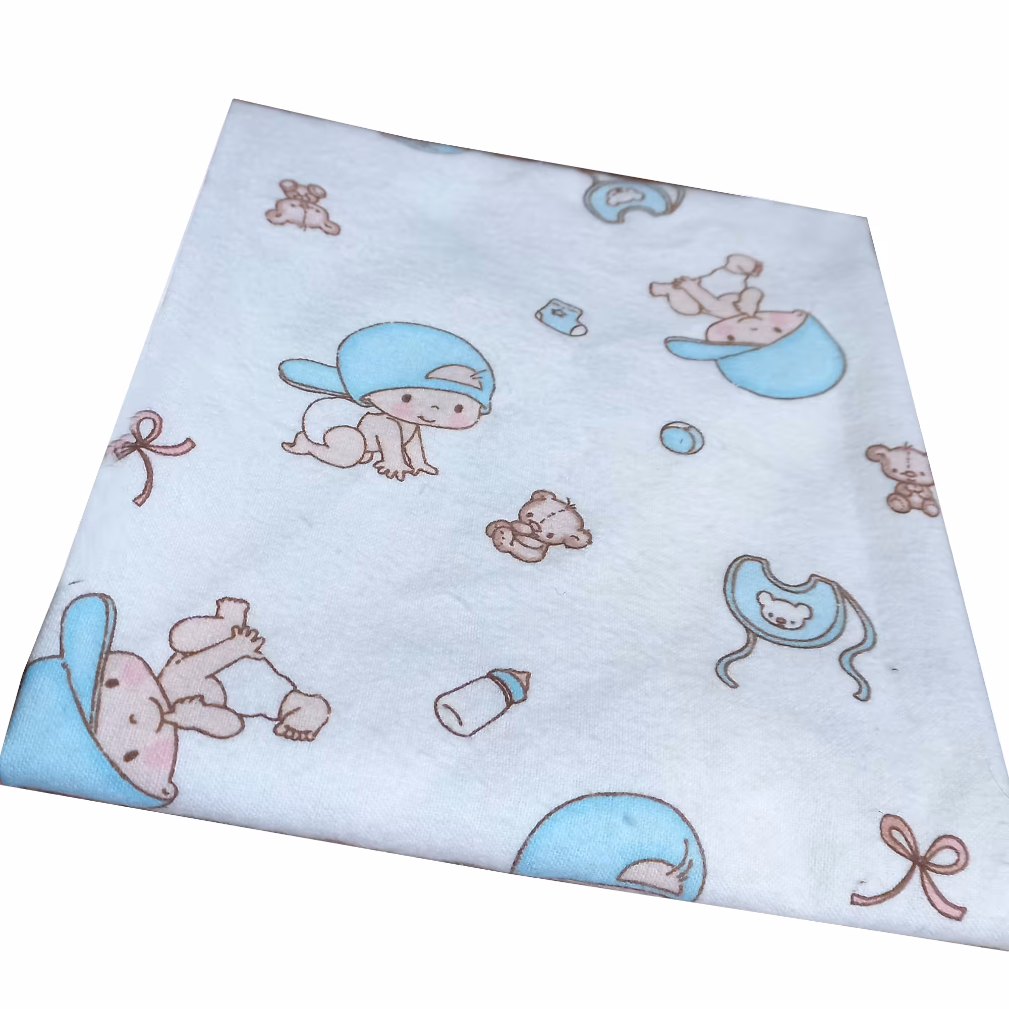 خشک کن کودک و نوزاد مدل عروسکی . جنس فلانل پنبه‌ای. آبگیری فوق العاده. بدون آبرفت