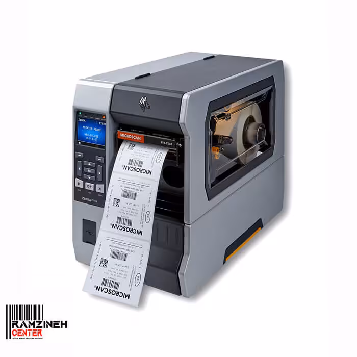 لیبل پرینتر صنعتی Zebra ZT610 203dpi   Rewinder