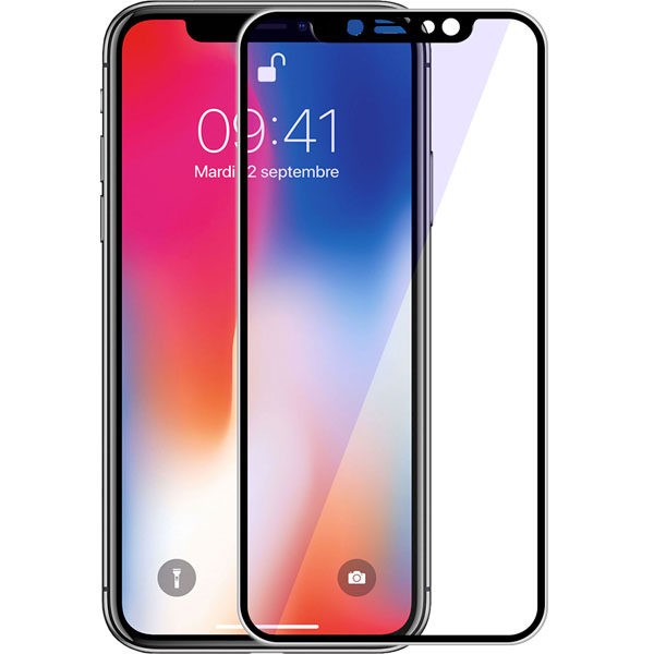 محافظ صفحه نمایش Anti-Blue Light باسئوس مدل 3D-Arc مناسب برای گوشی موبایل Iphone X/10 | فروشگاه اینترنتی تاتا کالا