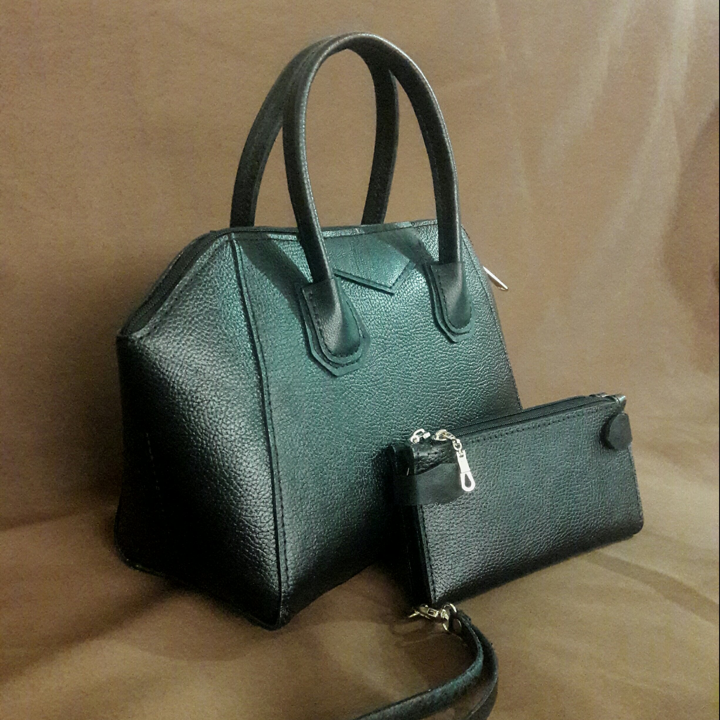 کیف مجلسی زنانه چرم طبیعی تبریزمدل بانو