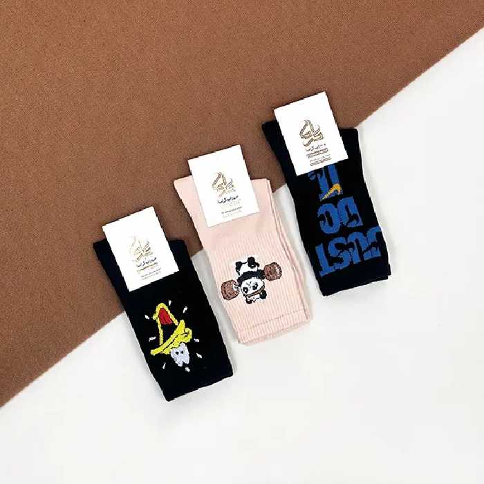 جوراب کف کش ساقدار نخ پنبه گراما