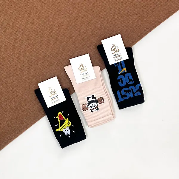 جوراب کف کش ساقدار نخ پنبه گراما