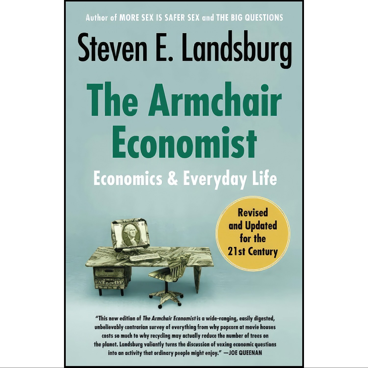 کتاب زبان اصلی The Armchair Economist اثر Steven E Landsburg