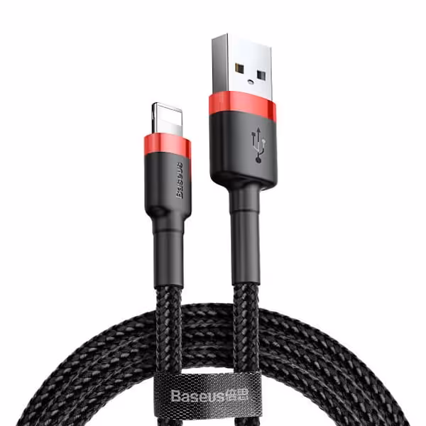 کابل تبدیل USB به لایتنینگ 2 متری بیسوس CALKLF-C19