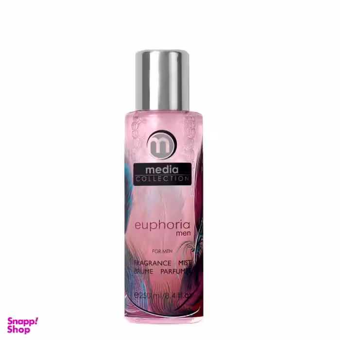 بادی اسپلش مردانه مدیا (Media) مدل Euphoria Men حجم 250 میلی لیتر