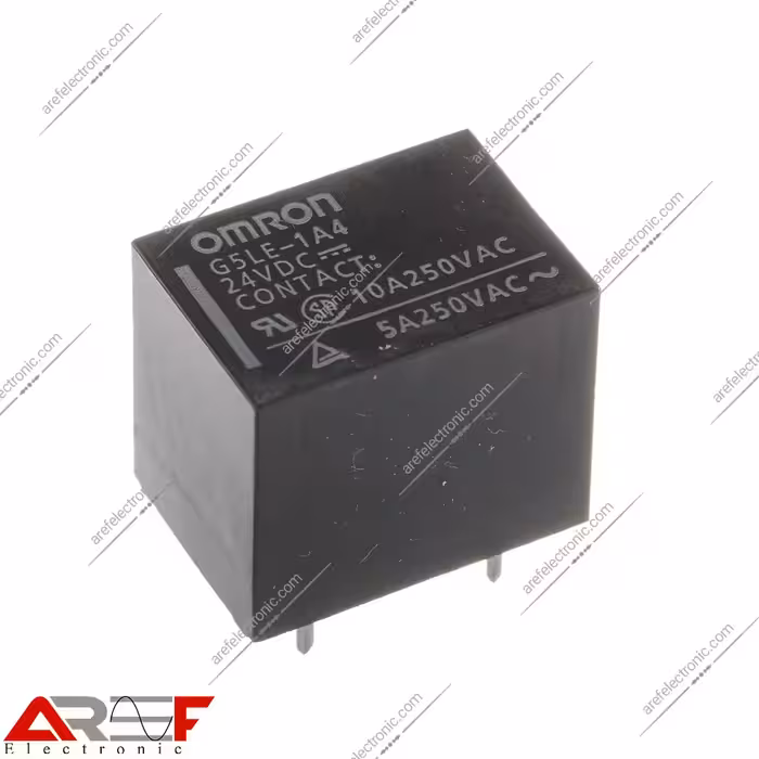 رله امرن میلون G5LE-1A4 دارای 24 ولت و 4پین - فروشگاه عارف الکترونیک