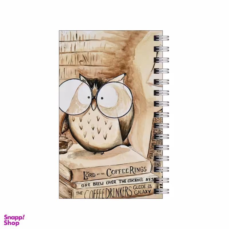 دفترچه یادداشت 60 برگ مدل to do list طرح جغد دانا کد 4400832