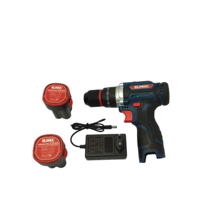 دریل شارژی چکشی 16.8 ولت المکس با دو باتری و 24 ماه ضمانت مدل 213