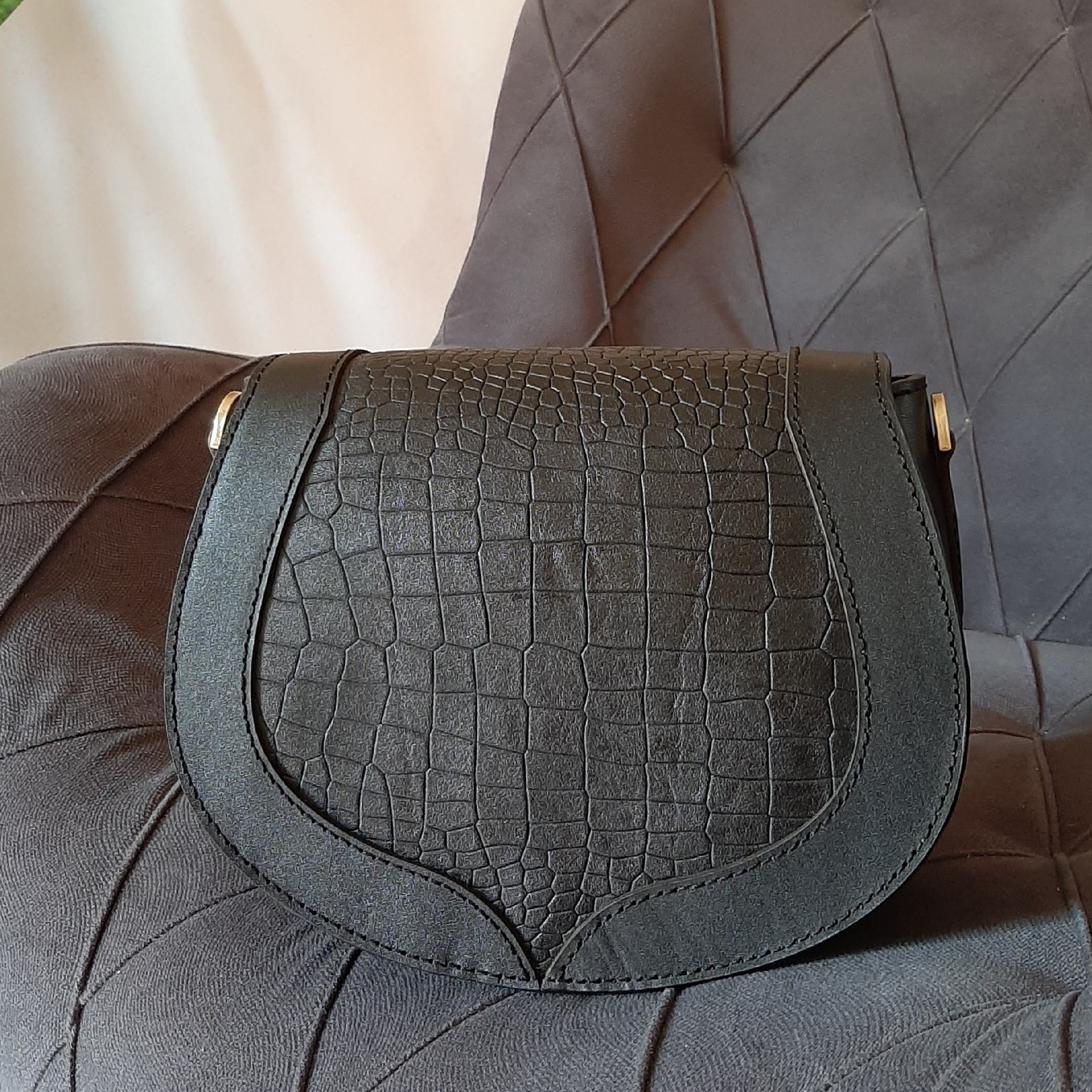 کیف رودوشی زنانه چرم طبیعی گالری چرم روژه