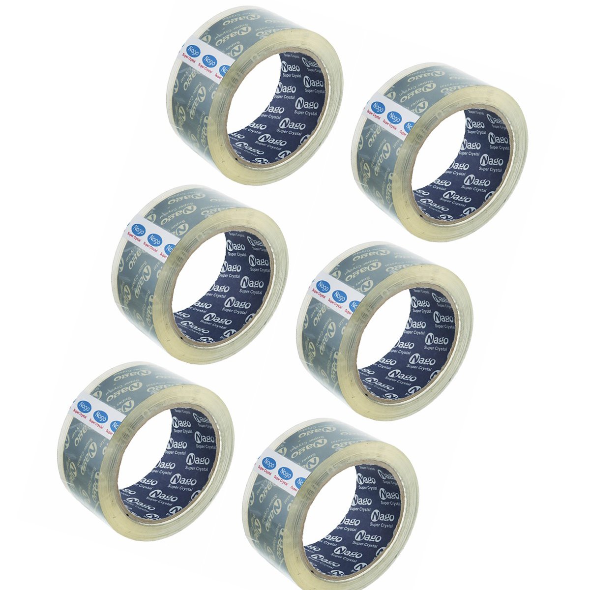 نوار چسب پهن 5 سانی ناگو بسته 6 عددی