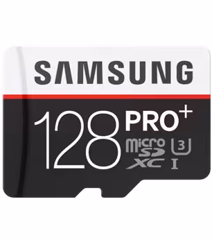 حافظه میکرو اس دی ایکس سی سامسونگ سری پرو پلاس با ظرفیت 128 گیگابایت همراه با آداپتور