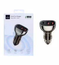 شارژر فندکی فست و PD سه پورت ویوو مدل QC013 90W