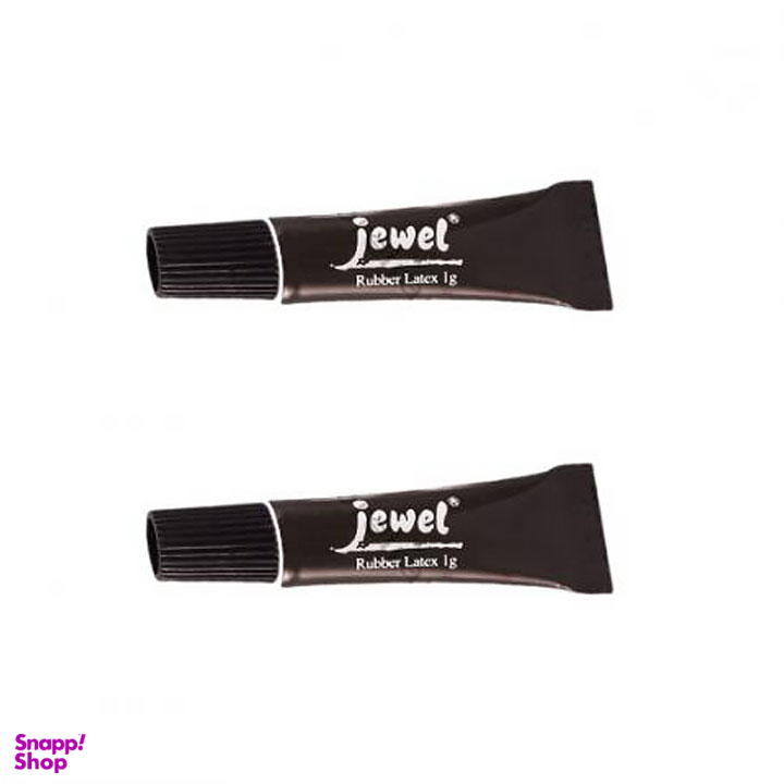 چسب مژه جویل (Jewel) مدل BLK وزن 1 گرم بسته 2 عددی