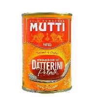 کنسرو گوجه فرنگی پوست کنده ی گیلاسی ارگانیک موتی - mutti