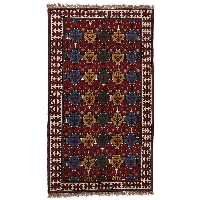 فرش دستبافت دو متری مدل خراسان طرح قابی کد 140982 (فروش چکی 6 ماهه با کد تخفیف farshgereh)