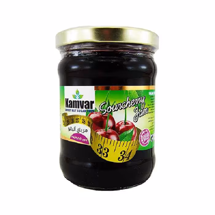 مربای بدون شکر افزوده کامور KAMVAR