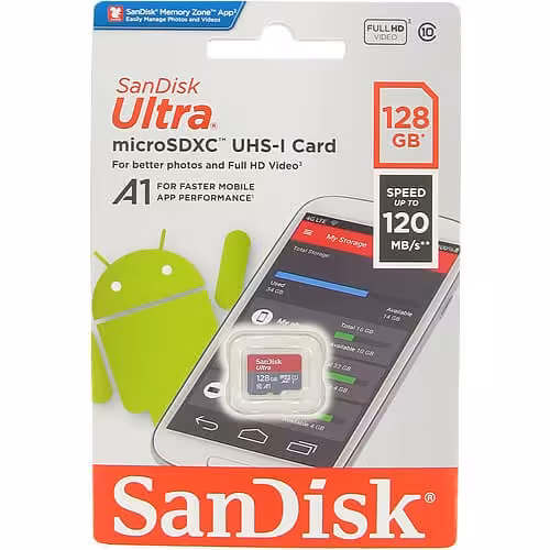 کارت مموری SanDisk Ultra - UHS-I 128GB