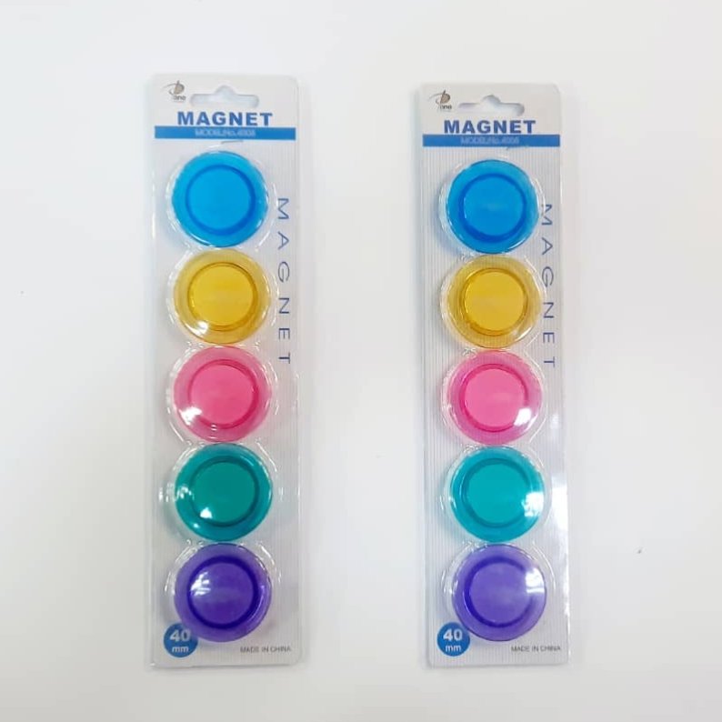 مگنت دایره ای سایز بزرگ بسته 5 عددی