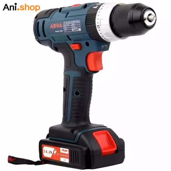 دریل شارژی 14/4 ولت چکشی آروا مدل 5842 کد 199