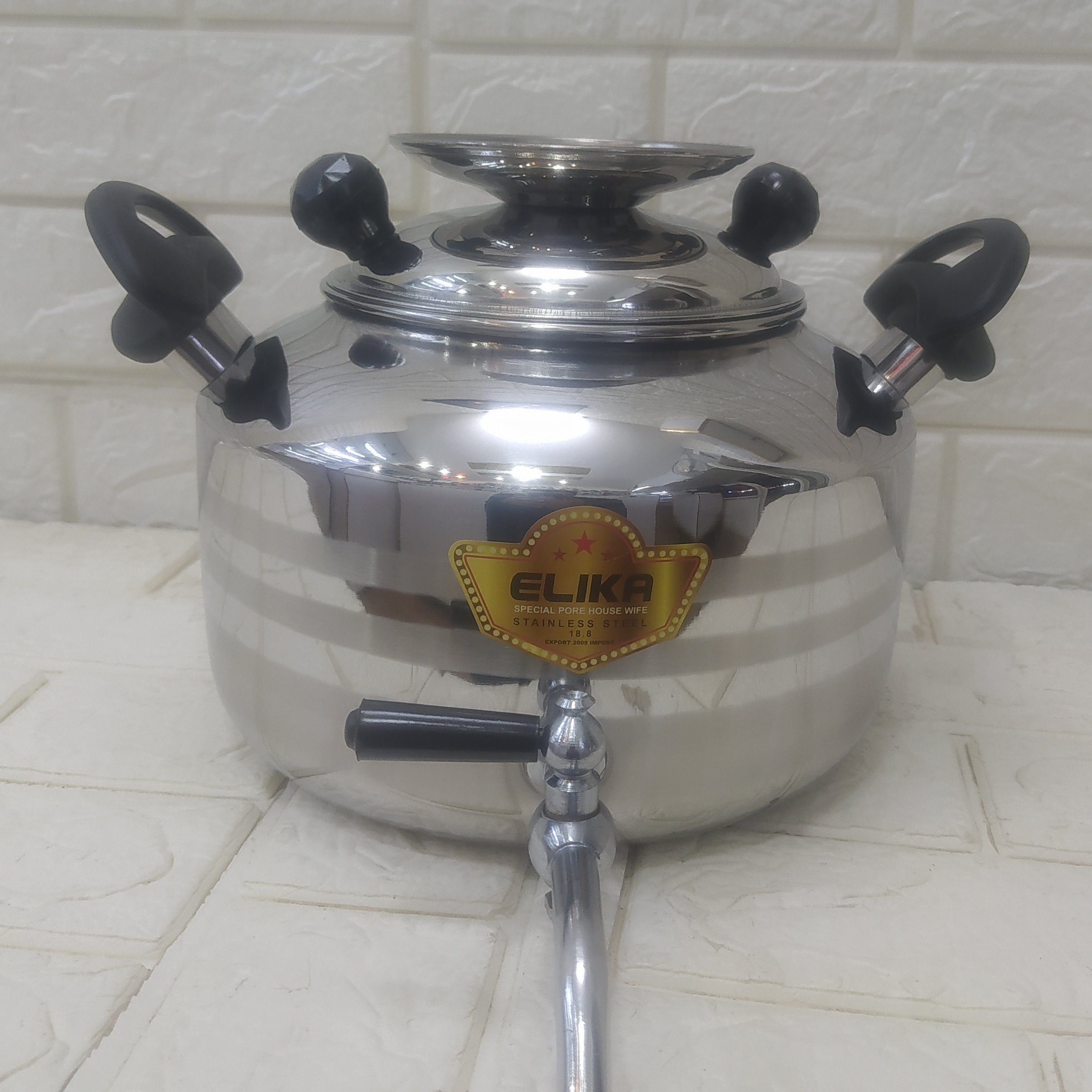 کتری استیل شیر دار  مارک الیکا کیفیت عالی 