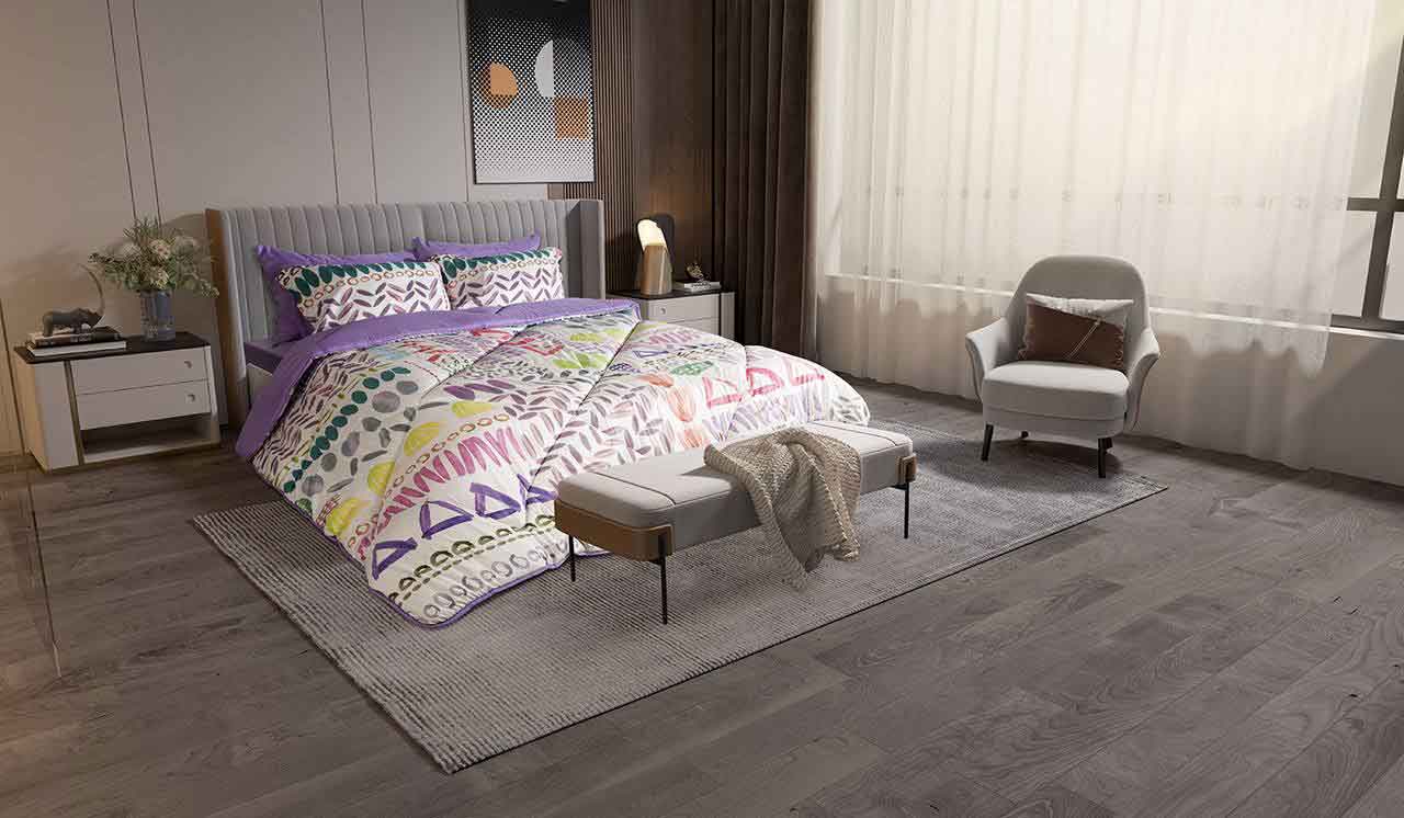 روتختی یک نفره آلوئه ورا لومانا 4تکه طرح Elva