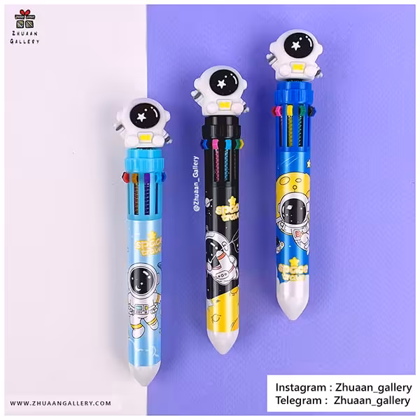 خودکار 10 رنگ Space Travel مدل فضانورد