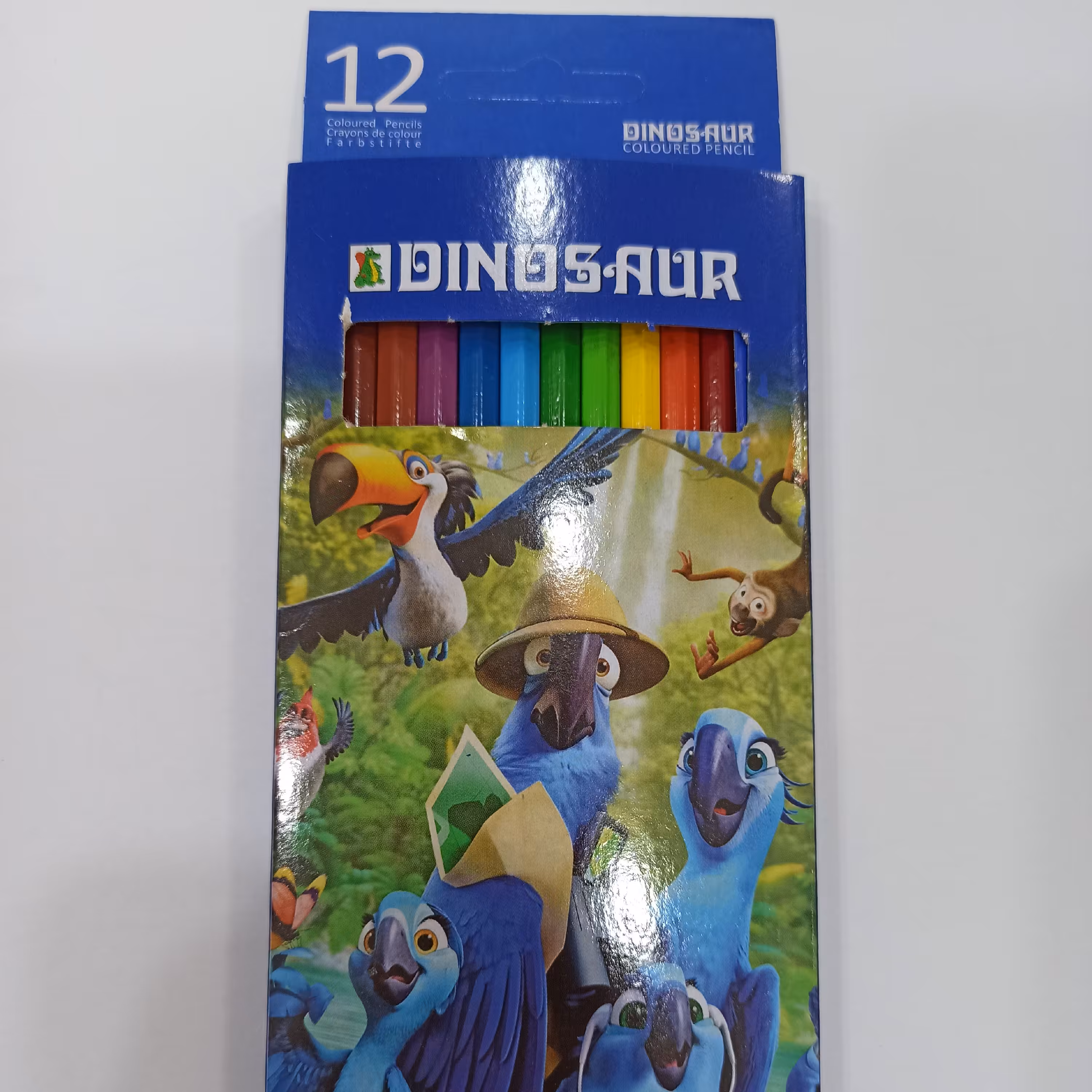 مداد رنگی 12 تایی دایناسور 