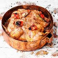 عکس با کیفیت مرغ بریان شده | گرافیک با طعم تربچه