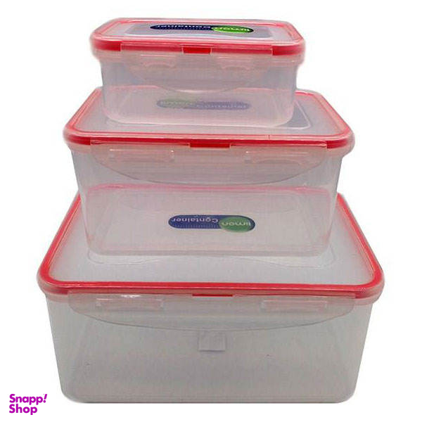 ظرف نگهدارنده لیمون کد ML-838 مجموعه 3 عددی