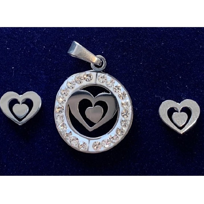 نیمست استیل طرح قلب با ارسال رایگان