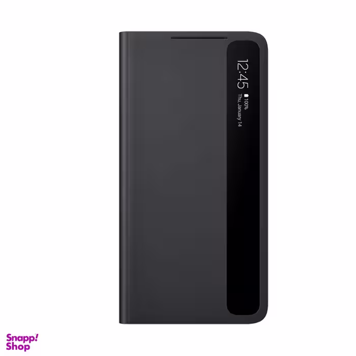 کاور گوشی مناسب برای گوشی سامسونگ مدل Galaxy S21 Ultra Clear View Cover رنگ مشکی